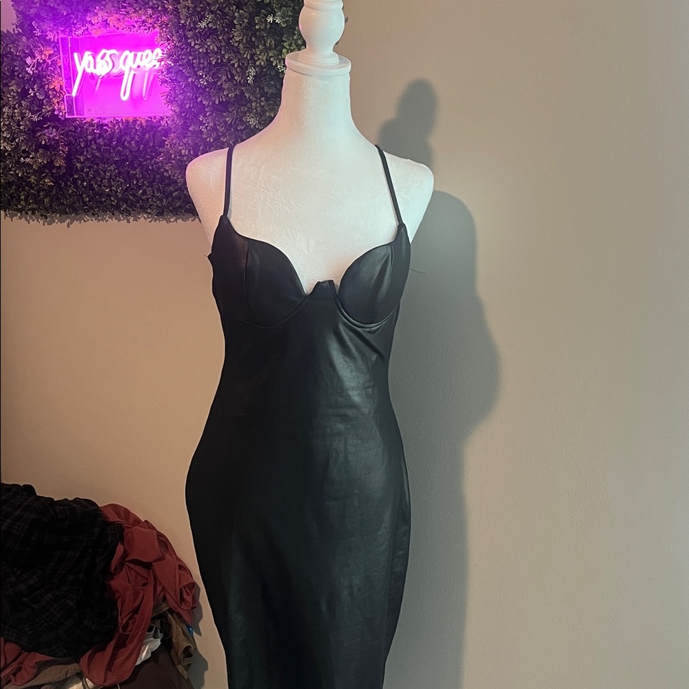 Black Spaghetti Strap Dress